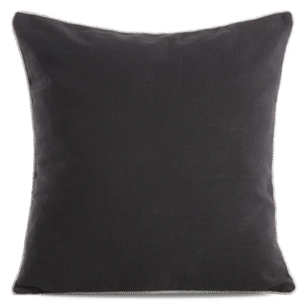 POSZEWKA LEN 43 X 43 CM CZARNY