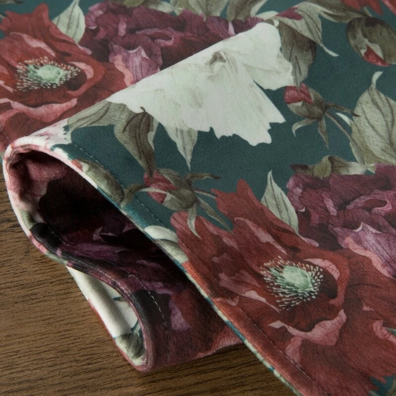 OBRUS VELVET 2 35 X 180 CM ZIELONY