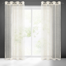 ZASŁONA GOTOWA LARA 140 X 250 CM NATURALNY