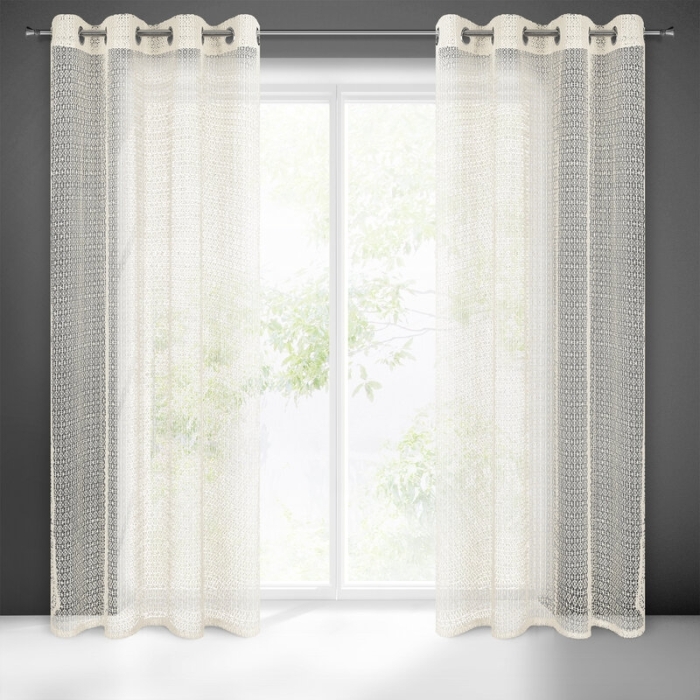 ZASŁONA GOTOWA LARA 140 X 250 CM NATURALNY