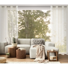 ZASŁONA GOTOWA LARA 140 X 250 CM NATURALNY