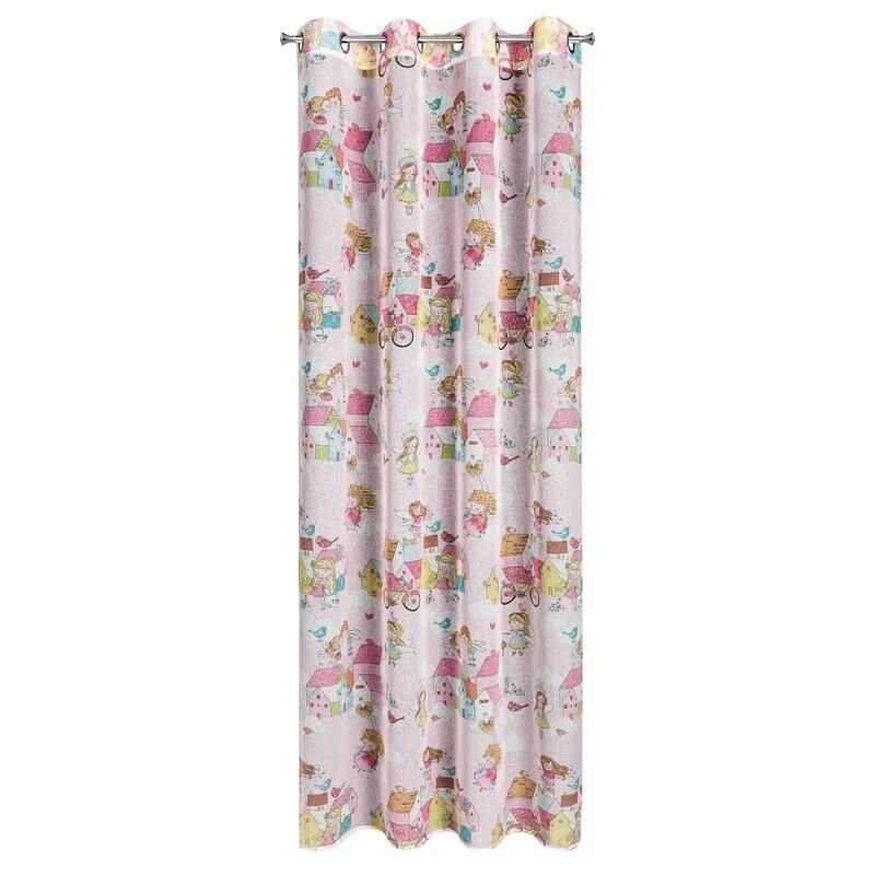 ZASŁONA GOTOWA POLLY 140 X 250 CM RÓŻOWY