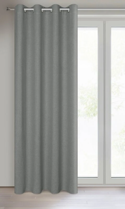 ZASŁONA GOTOWA LIDIA 140 X 250 CM SZARY