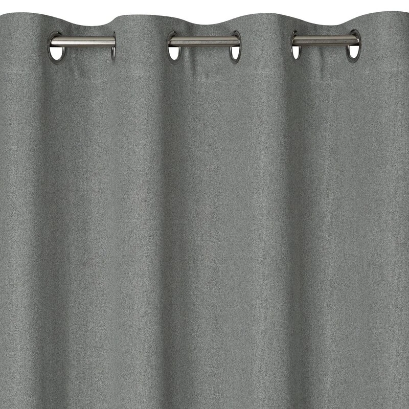 ZASŁONA GOTOWA LIDIA 140 X 250 CM SZARY