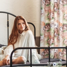 ZASŁONA GOTOWA ALTEA 140 X 250 CM BEŻOWY