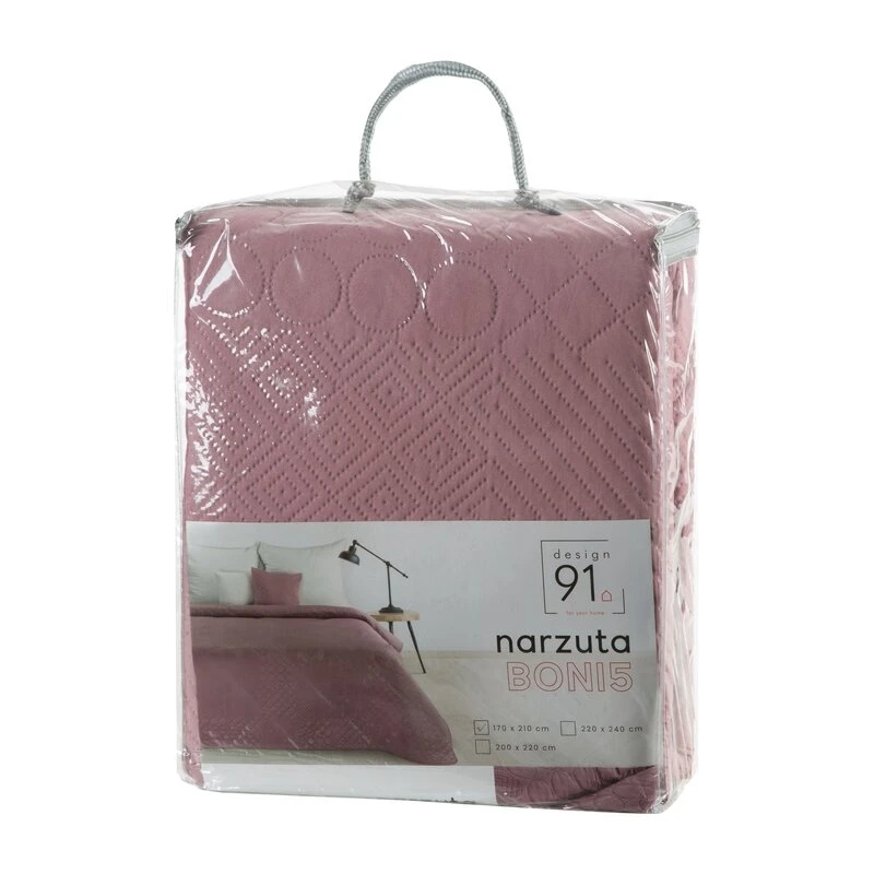 NARZUTA D91 BONI 5 170 X 210 CM RÓŻOWY