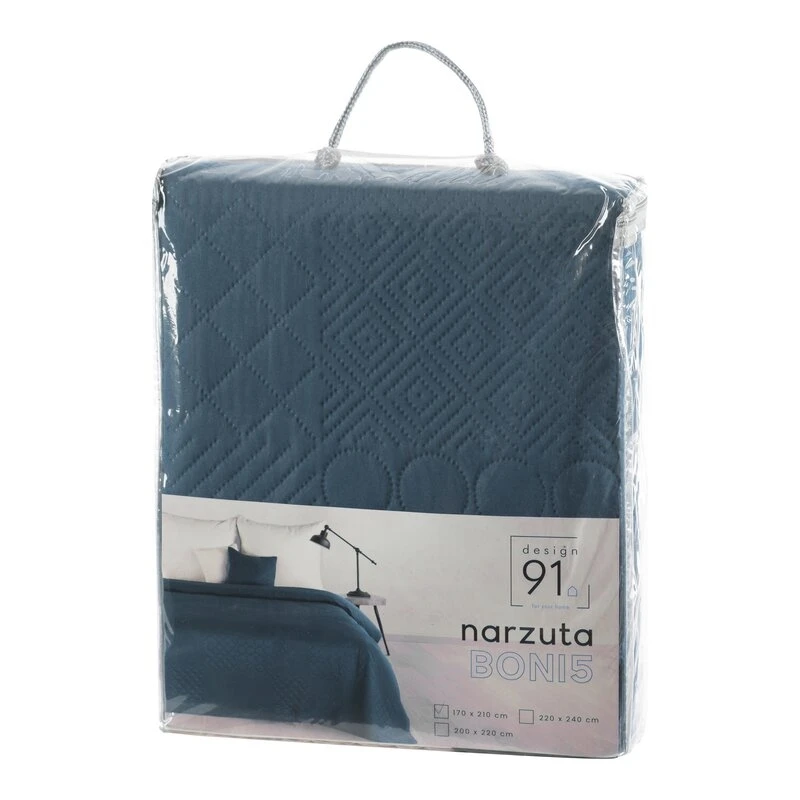 NARZUTA D91 BONI 5 170 X 210 CM GRANATOWY