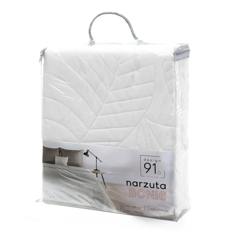 NARZUTA D91 BONI 6 170 X 210 CM BIAŁY