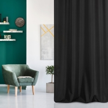 ZASŁONA GOTOWA D91 ADORE 140 X 250 CM CZARNY