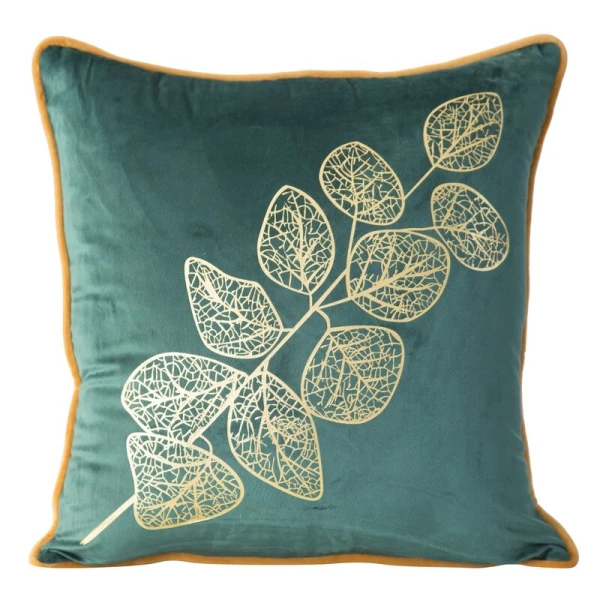 POSZEWKA POPLA 45 X 45 CM CIEMNOZIELONY