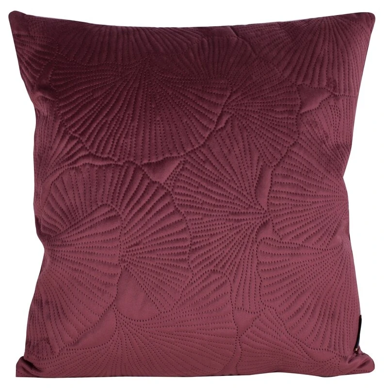 POSZEWKA VELVET 45 X 45 CM BORDOWY