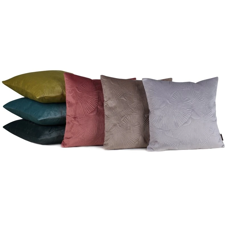 POSZEWKA VELVET 45 X 45 CM STALOWY