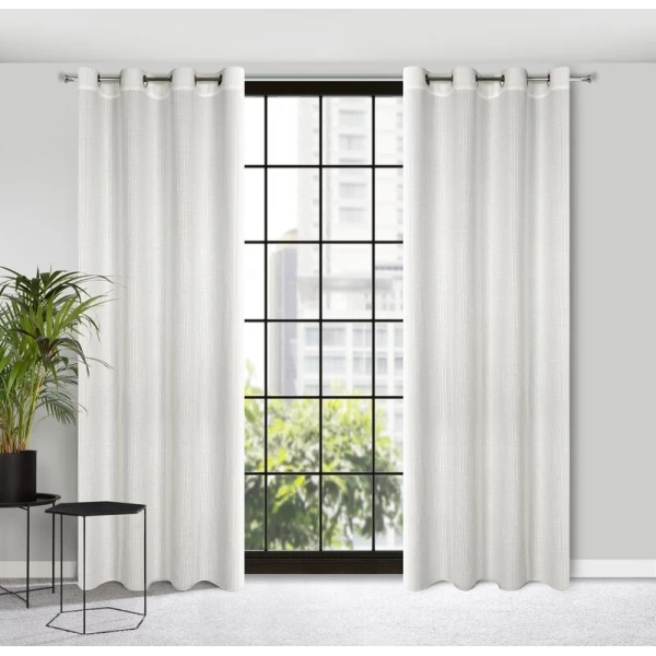 ZASŁONA GOTOWA MADISON 140 X 250 CM BIAŁY