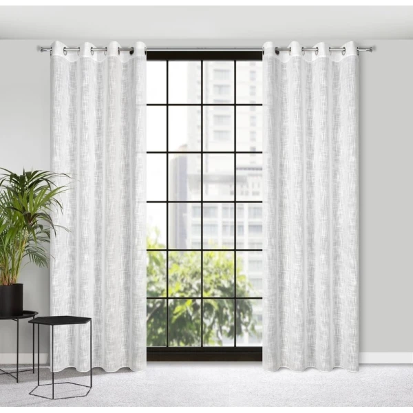 ZASŁONA GOTOWA LIREN 140 X 250 CM BIAŁY