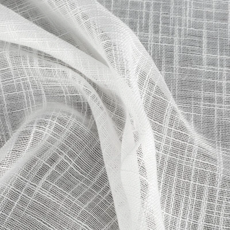 ZASŁONA GOTOWA LIREN NA TAŚMIE 140 X 270 CM BIAŁY