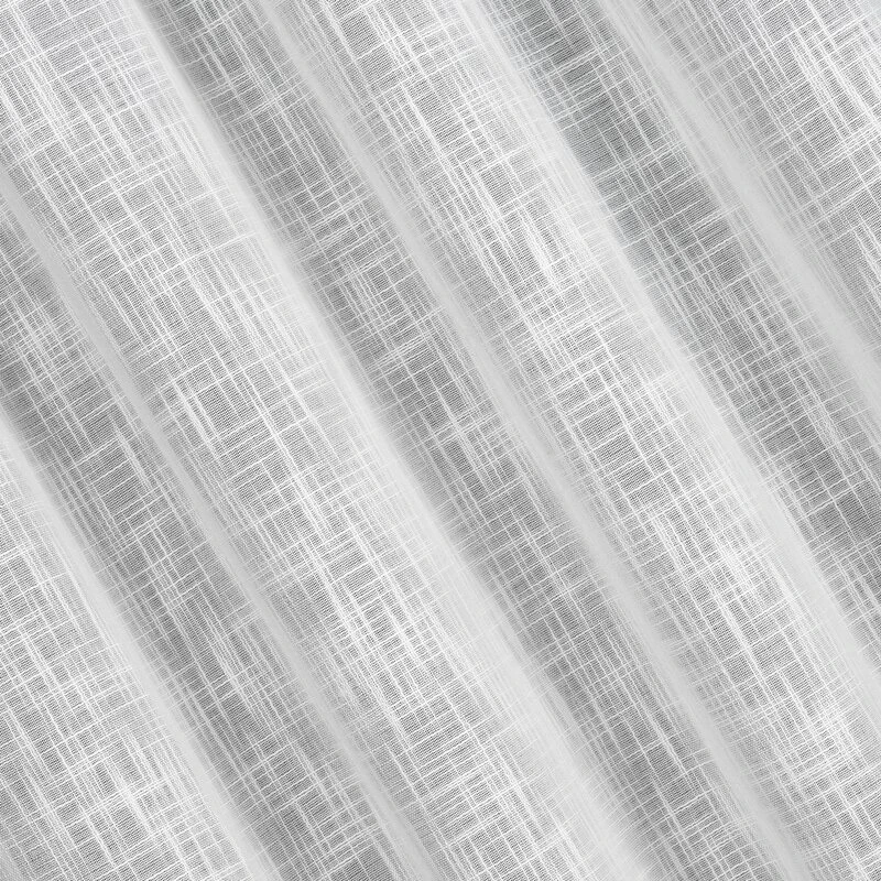 ZASŁONA GOTOWA LIREN NA TAŚMIE 140 X 270 CM BIAŁY