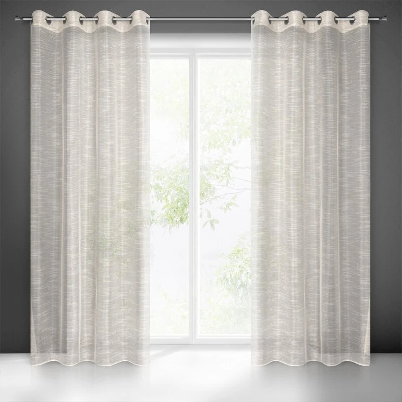 FIRANA GOTOWA RACHEL 140 X 250 CM NATURALNY