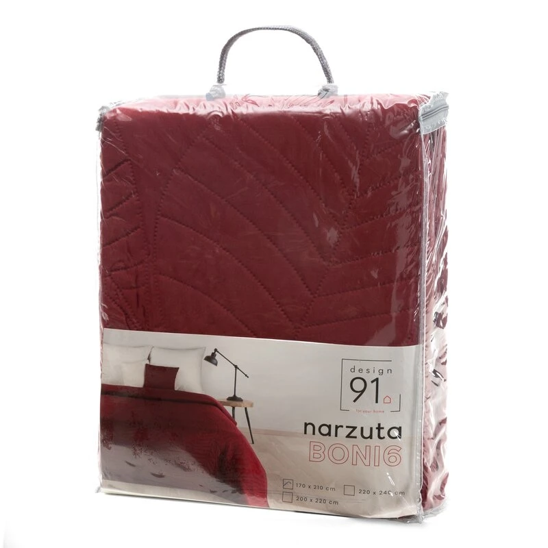 NARZUTA D91 BONI 6 220 X 240 CM BORDOWY