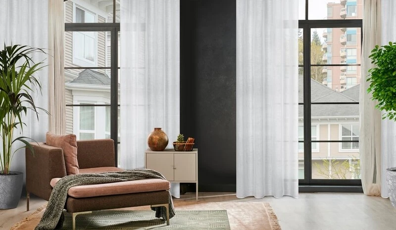 ZASŁONA GOTOWA CINDY 140 X 250 CM BIAŁY