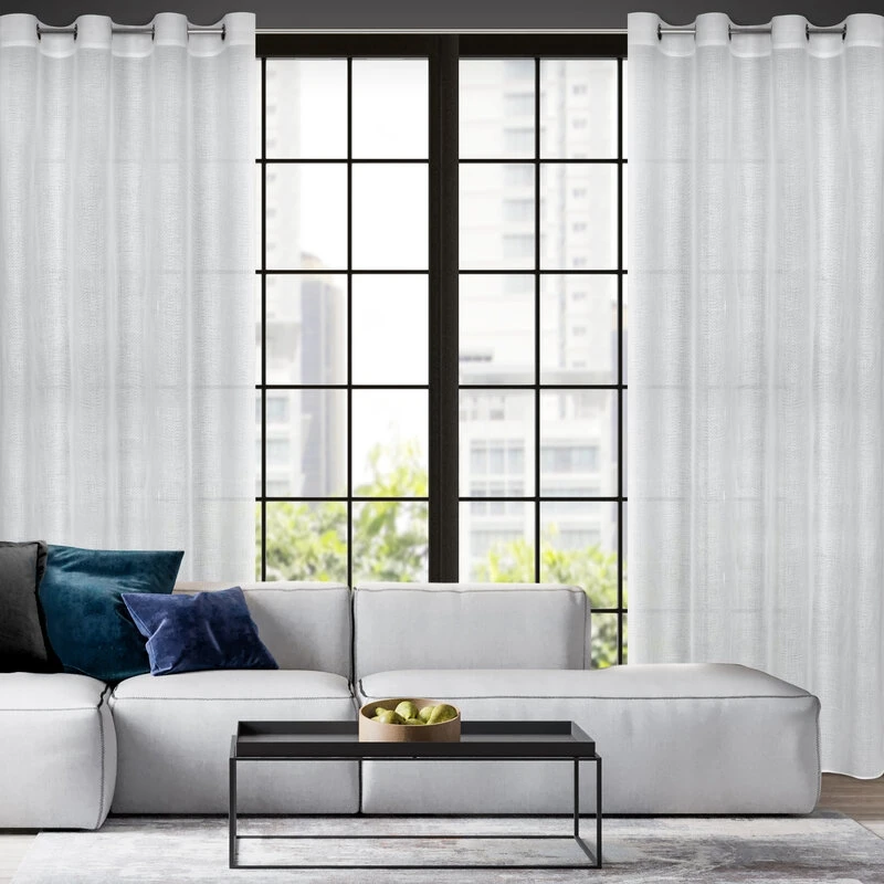 ZASŁONA GOTOWA CINDY 140 X 250 CM BIAŁY