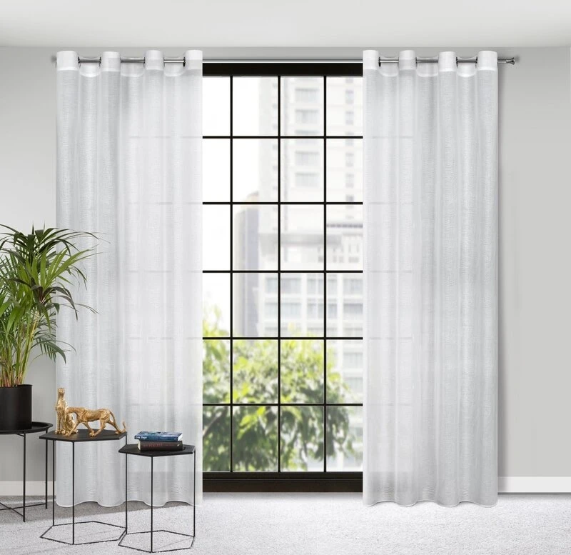 ZASŁONA GOTOWA CINDY 140 X 250 CM BIAŁY