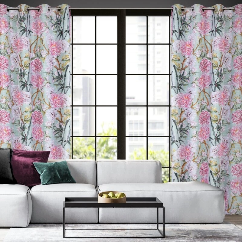 ZASŁONA GOTOWA NYDIA 140 X 250 CM MIĘTOWY
