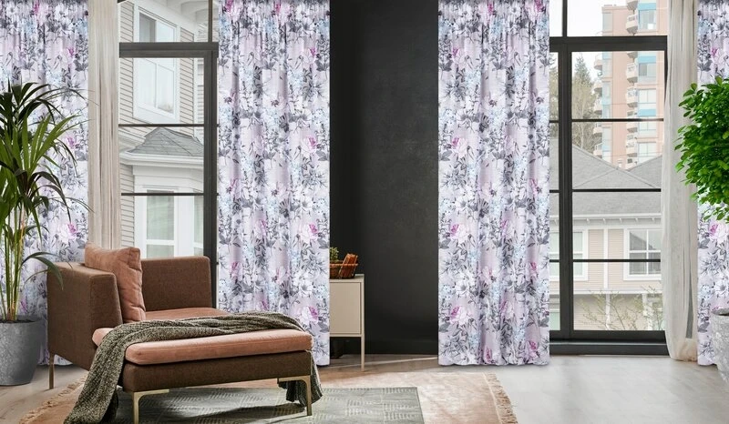 ZASŁONA GOTOWA HONEY NA TAŚMIE 140 X 270 CM RÓŻOWY