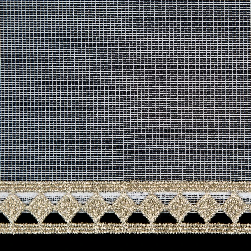 FIRANA GOTOWA CASSIE 300 X 150 CM BIAŁY