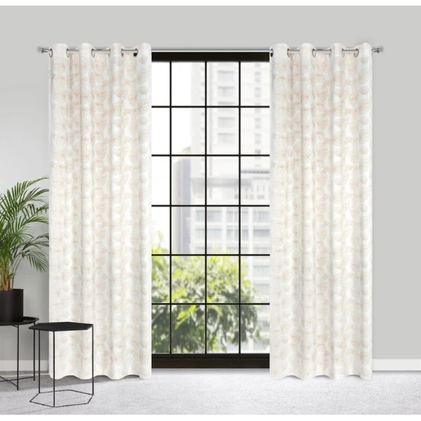 ZASŁONA GOTOWA MARIGOLD 140 X 250 CM BIAŁY