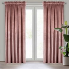 ZASŁONA GOTOWA MELANIE NA TAŚMIE 140 X 270 CM CIEMNORÓŻOWY ZASŁONA GOTOWA MELANIE NA TAŚMIE 140 X 270 CM CIEMNORÓŻOWY