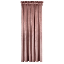 ZASŁONA GOTOWA MELANIE NA TAŚMIE 140 X 270 CM CIEMNORÓŻOWY ZASŁONA GOTOWA MELANIE NA TAŚMIE 140 X 270 CM CIEMNORÓŻOWY