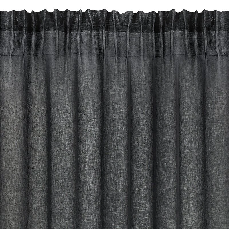 FIRANA GOTOWA DOLLY NA TAŚMIE 140 X 250 CM CZARNY