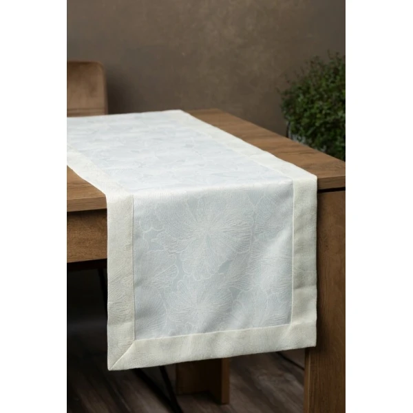 OBRUS LILIAN 40 X 180 CM KREMOWY