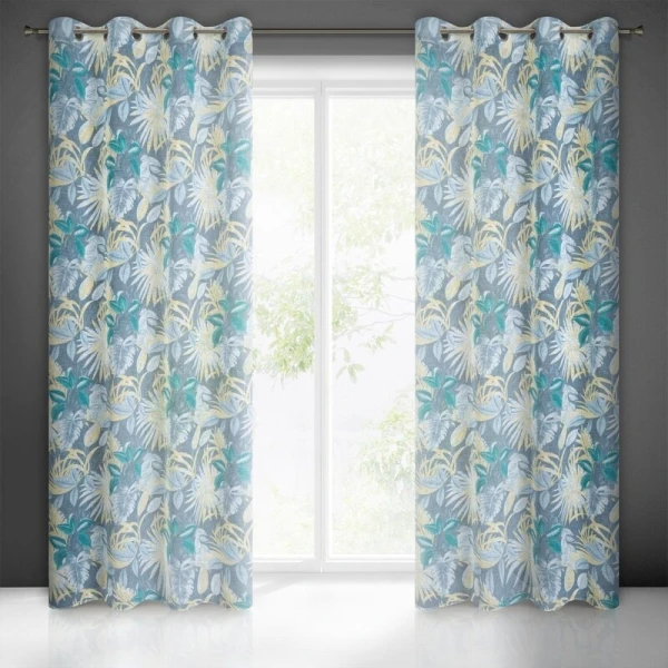 ZASŁONA GOTOWA LENA 140 X 250 CM TURKUSOWY