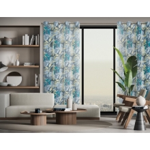ZASŁONA GOTOWA LENA 140 X 250 CM TURKUSOWY