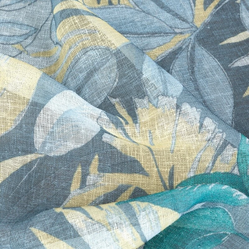 ZASŁONA GOTOWA LENA 140 X 250 CM TURKUSOWY