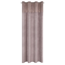 ZASŁONA GOTOWA LINDI 140 X 250 CM PUDROWY RÓŻ
