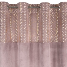 ZASŁONA GOTOWA LINDI 140 X 250 CM PUDROWY RÓŻ