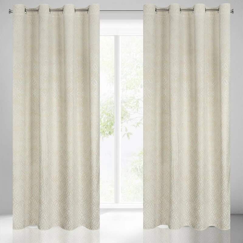 ZASŁONA GOTOWA ARETA 140 X 250 CM KREMOWY