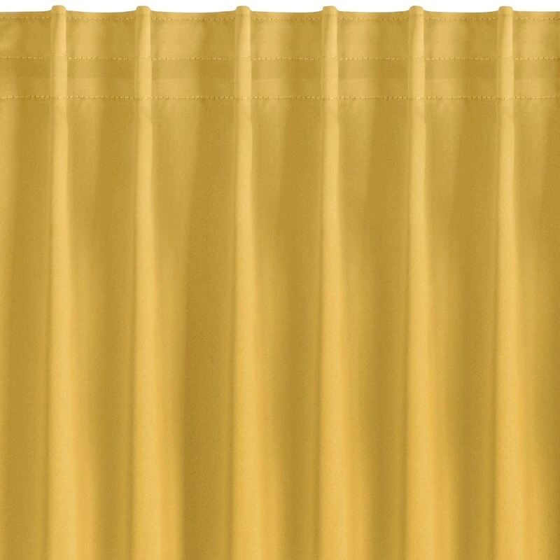 ZASŁONA GOTOWA MILAN NA TAŚMIE 140 X 300 CM MUSZTARDOWY