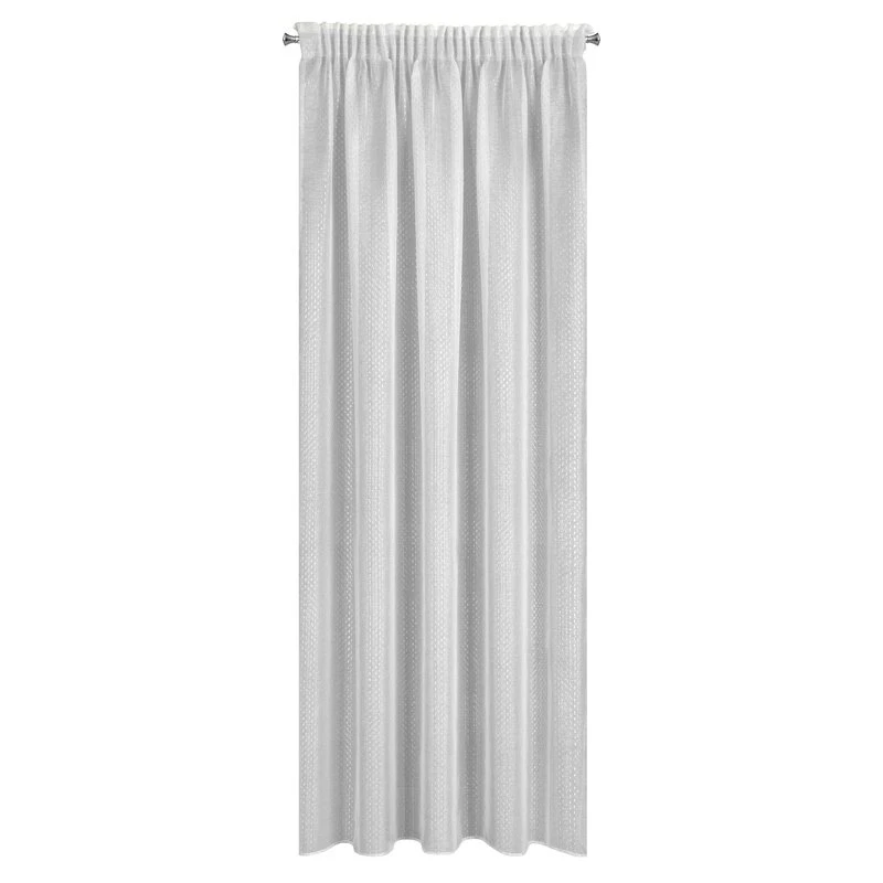 FIRANA GOTOWA LOARA NA TAŚMIE 140 X 270 CM BIAŁY