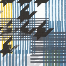 KOMPLET POŚCIELI W PUDEŁKU MANDY 160 X 200 CM NIEBIESKI