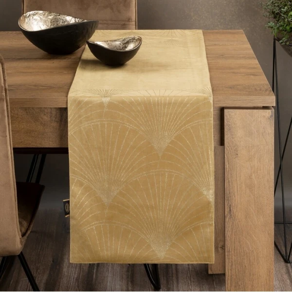 OBRUS BLINK 14 35 X 140 CM MIODOWY