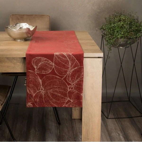 OBRUS BLINK 16 35 X 140 CM CEGLASTY