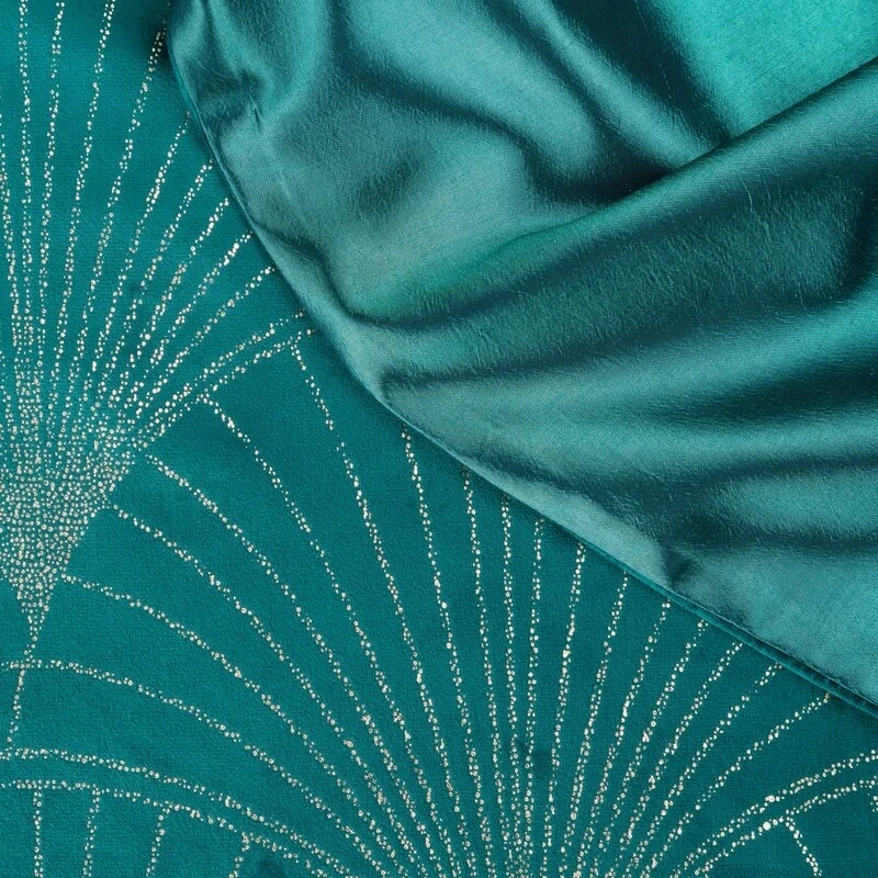 OBRUS BLINK 14 35 X 220 CM CIEMNOTURKUSOWY