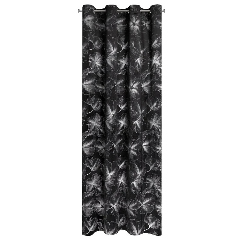 ZASŁONA GOTOWA STELLA 140 X 250 CM CZARNY