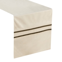 OBRUS GLEN 4 35 X 220 CM KREMOWY