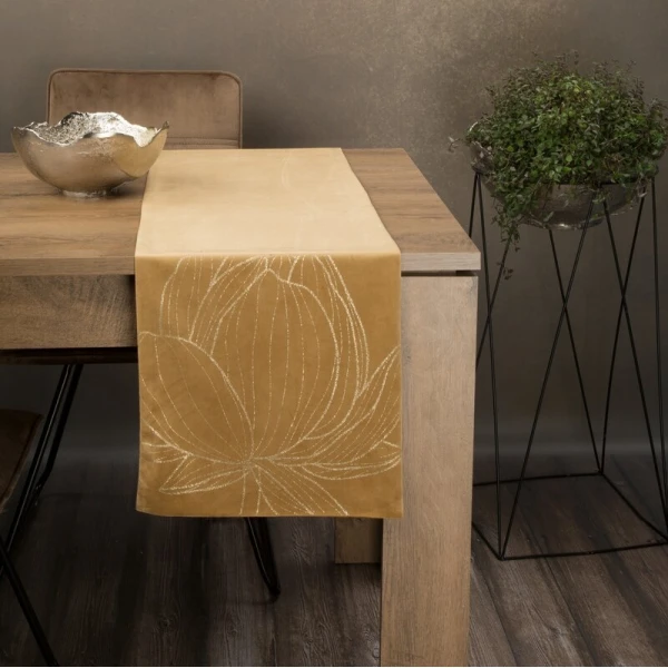 OBRUS BLINK 12 35 X 180 CM MIODOWY
