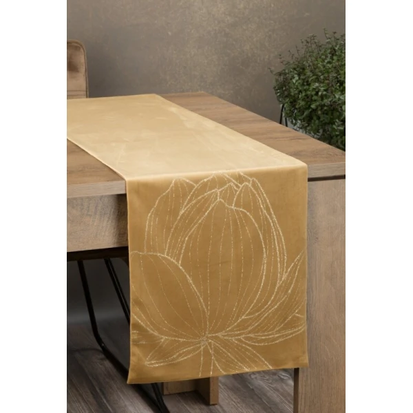 OBRUS BLINK 12 35 X 220 CM MIODOWY
