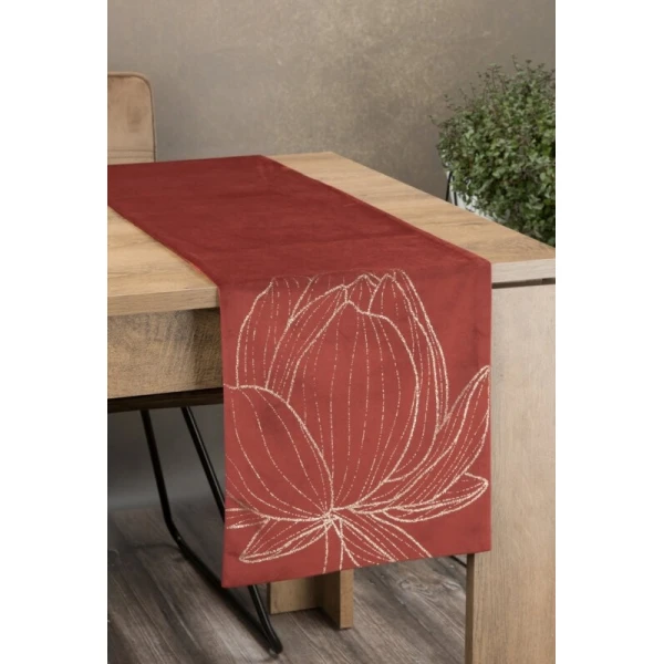 OBRUS BLINK 12 35 X 220 CM CEGLASTY